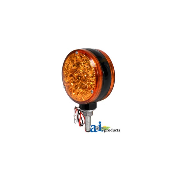 Safety Light; Amber, LED, 12 Volt 6.5" x4.5" x3.5"